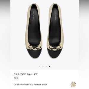 Tory Burch Women's Flats in Black and Tan